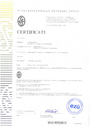 Certificate ESČ